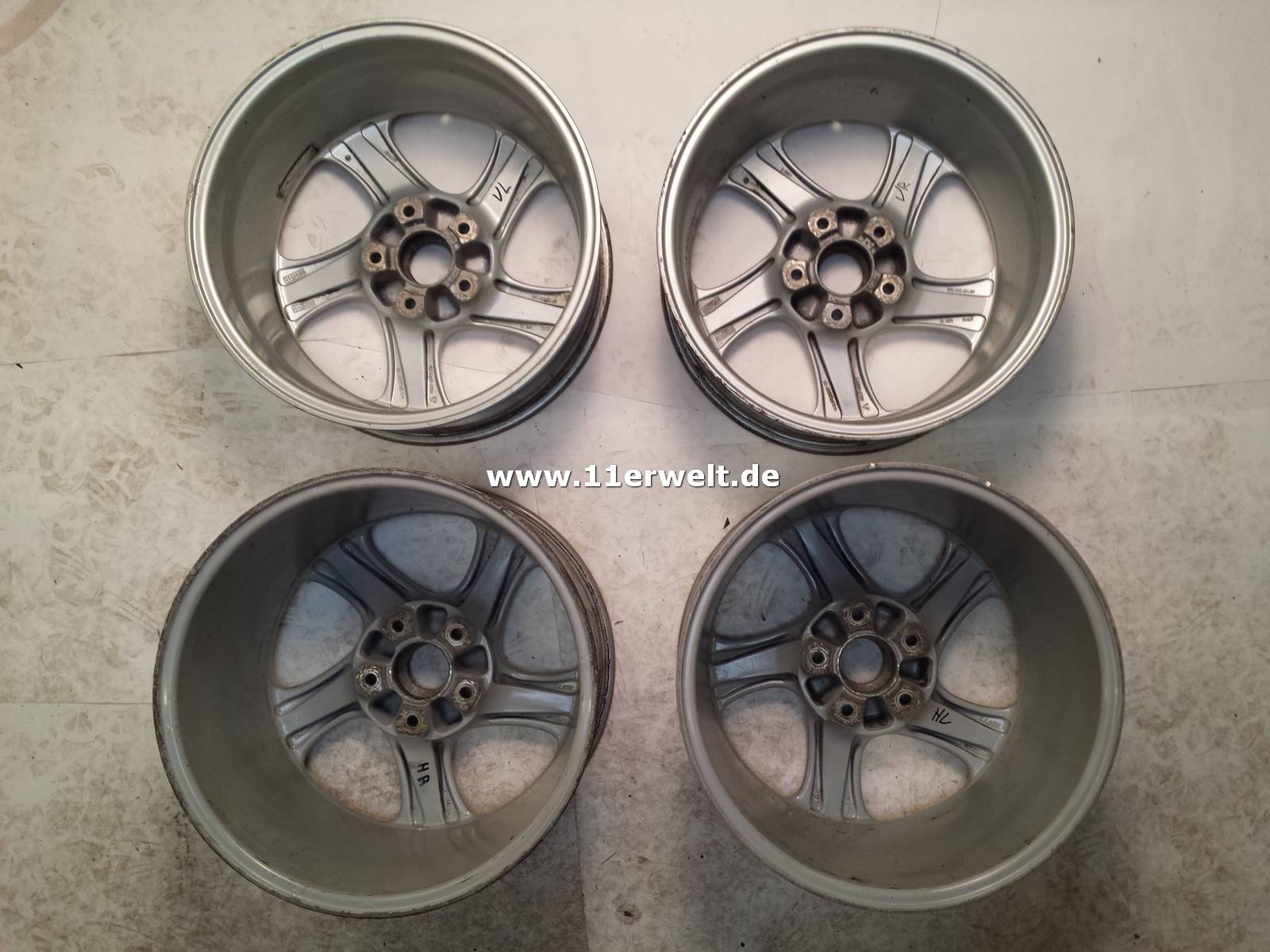 Original Porsche 993 Felgen "Turbo Look" 18 Zoll 7,5 x 18 ET 50 und 10 x 18, ET 65