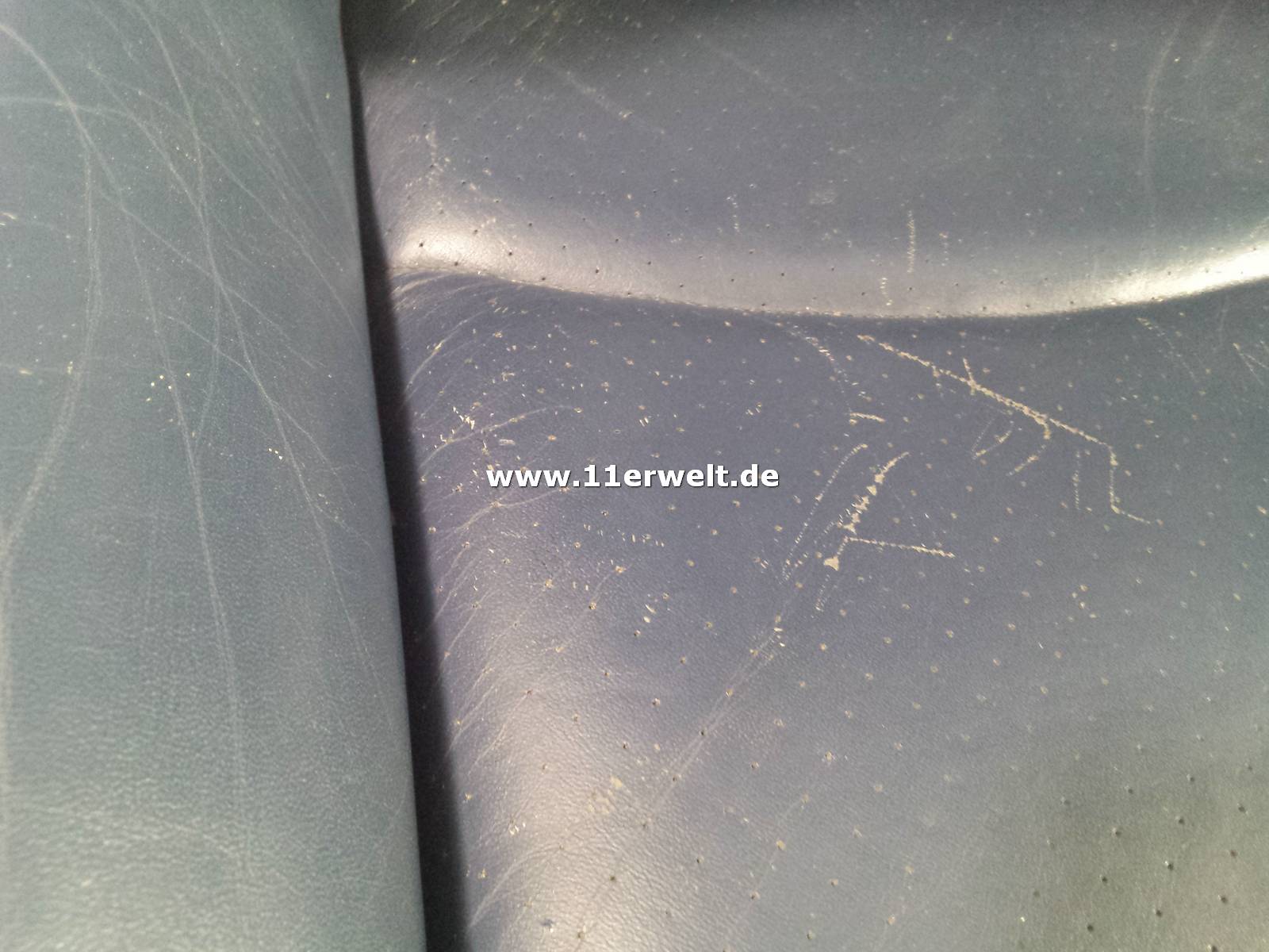 Ledersitze Porsche 993 dunkelblau elektrisch verstellbar