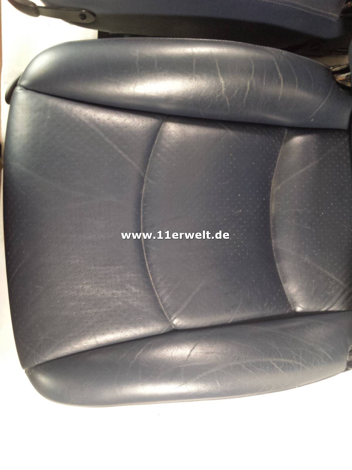 Ledersitze Porsche 993 dunkelblau elektrisch verstellbar