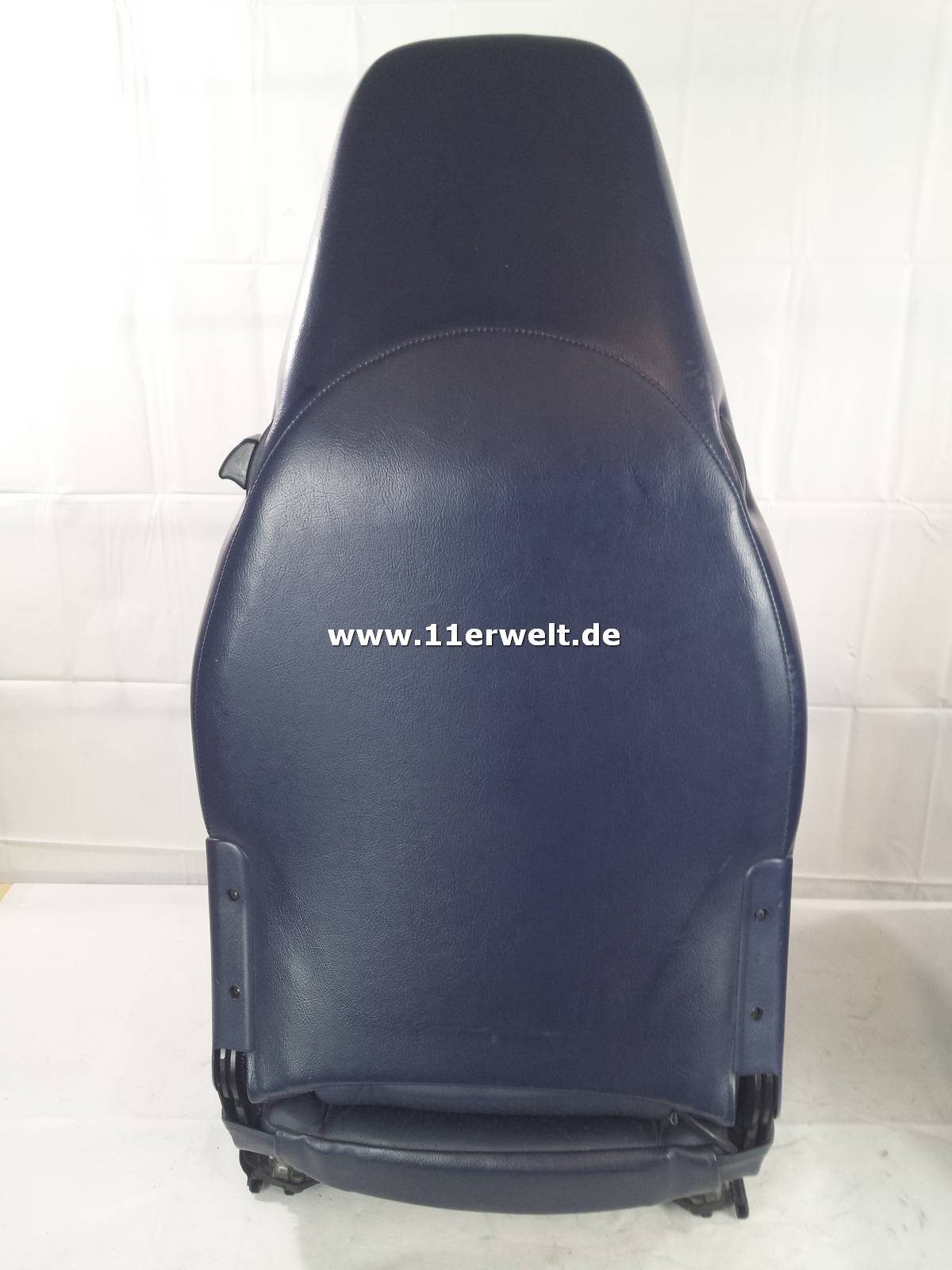 Ledersitze Porsche 993 dunkelblau elektrisch verstellbar mit Sitzheizung