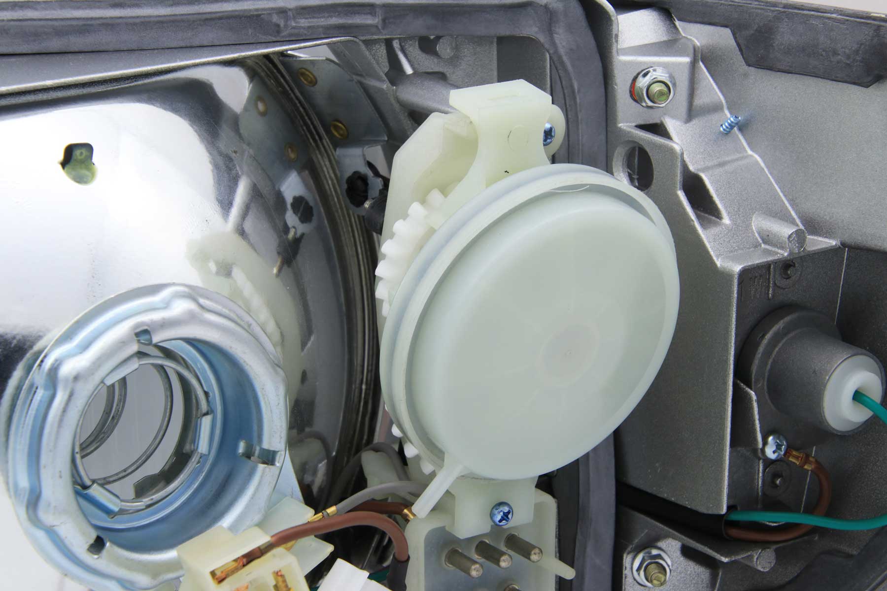 Scheinwerfer für Mercedes W 107 SL und SLC rechts mit Leuchtweitenregulierung