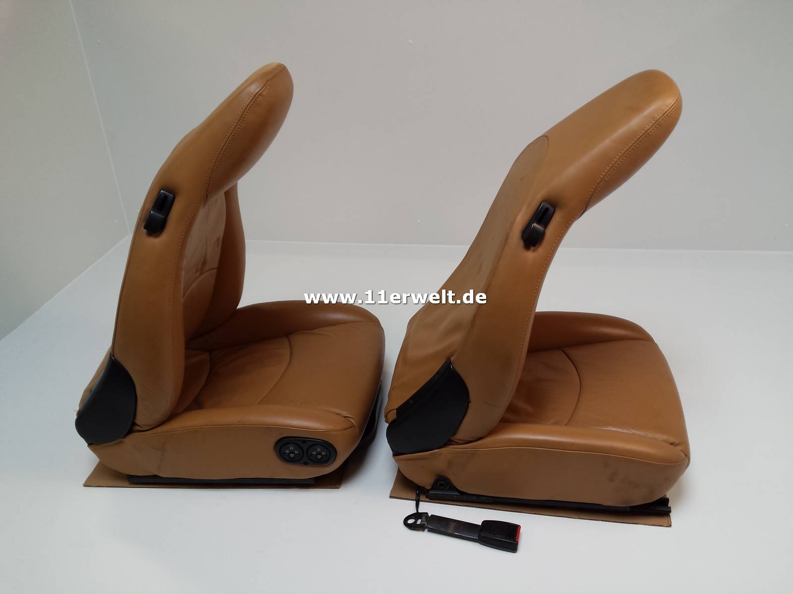 Ledersitze Porsche 993 hellbraun elektrisch verstellbar