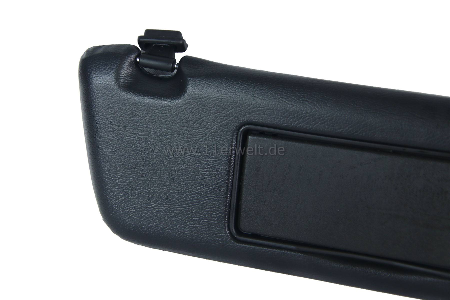 Sonnenblenden Mercedes R107 mit beleuchtetem Make Up Spiegel im Set schwarz
