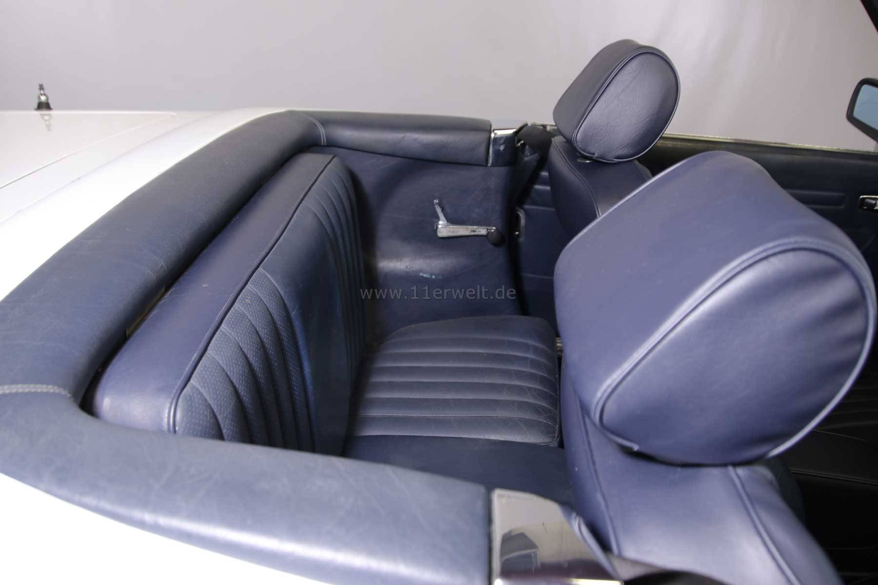 ++VERKAUFT++ Mercedes 560SL weiß mit blauem Leder