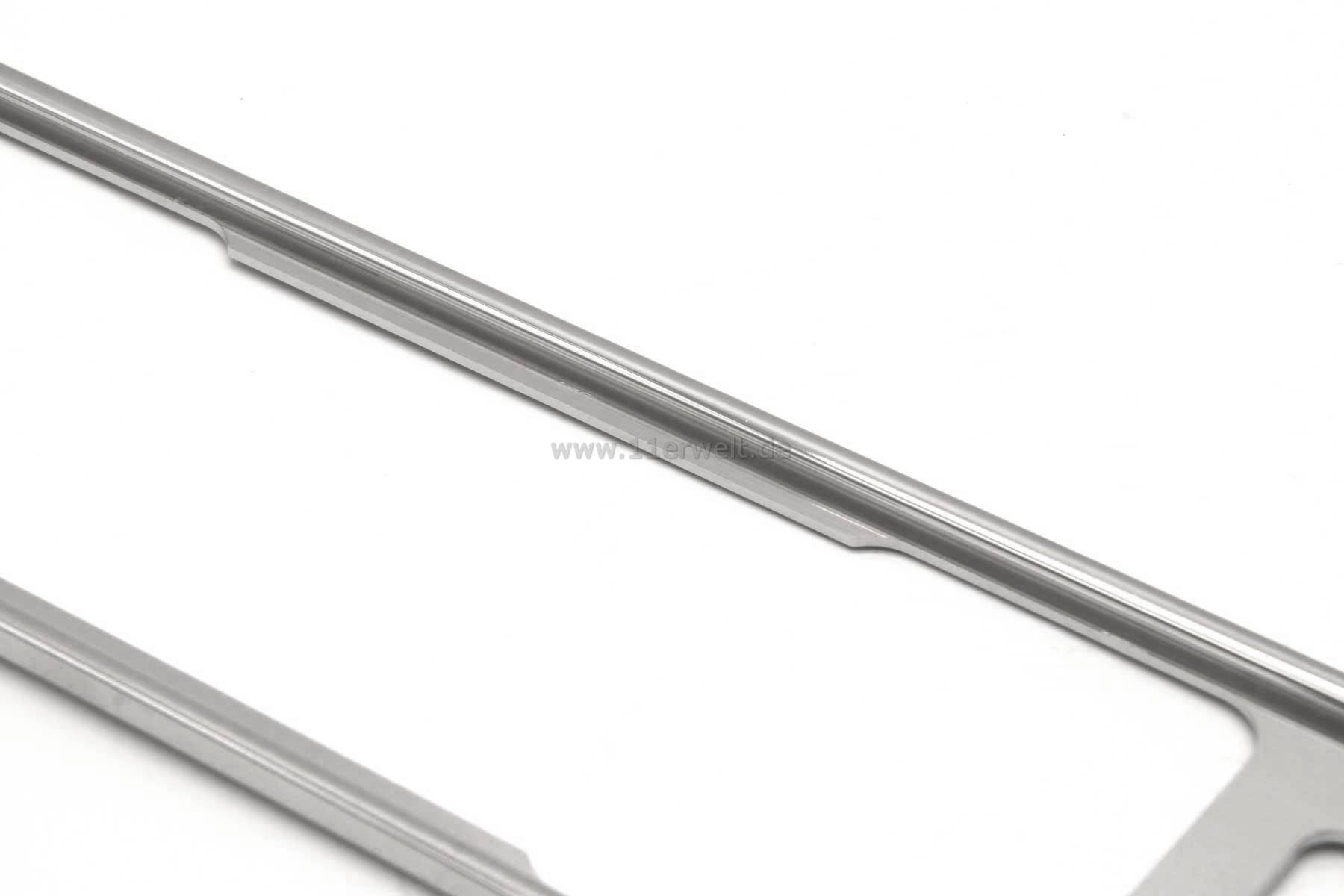 Verkleidung/Zierleisten für Armaturenbrett Porsche 911 und 912 Aluminium