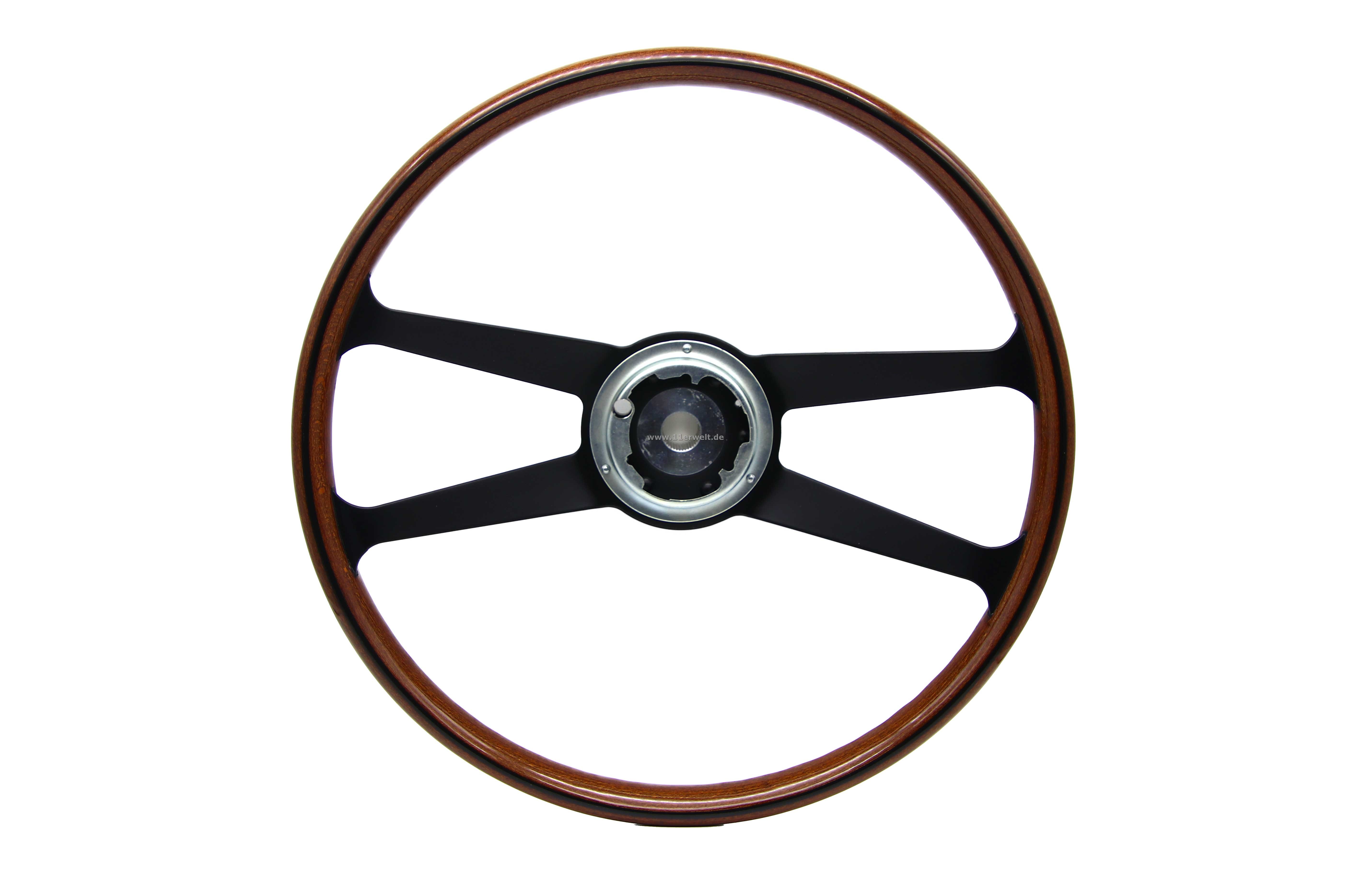 Lenkrad mit Holzkranz für Porsche 911, 912 und 914, Ø 394 mm (15,5")