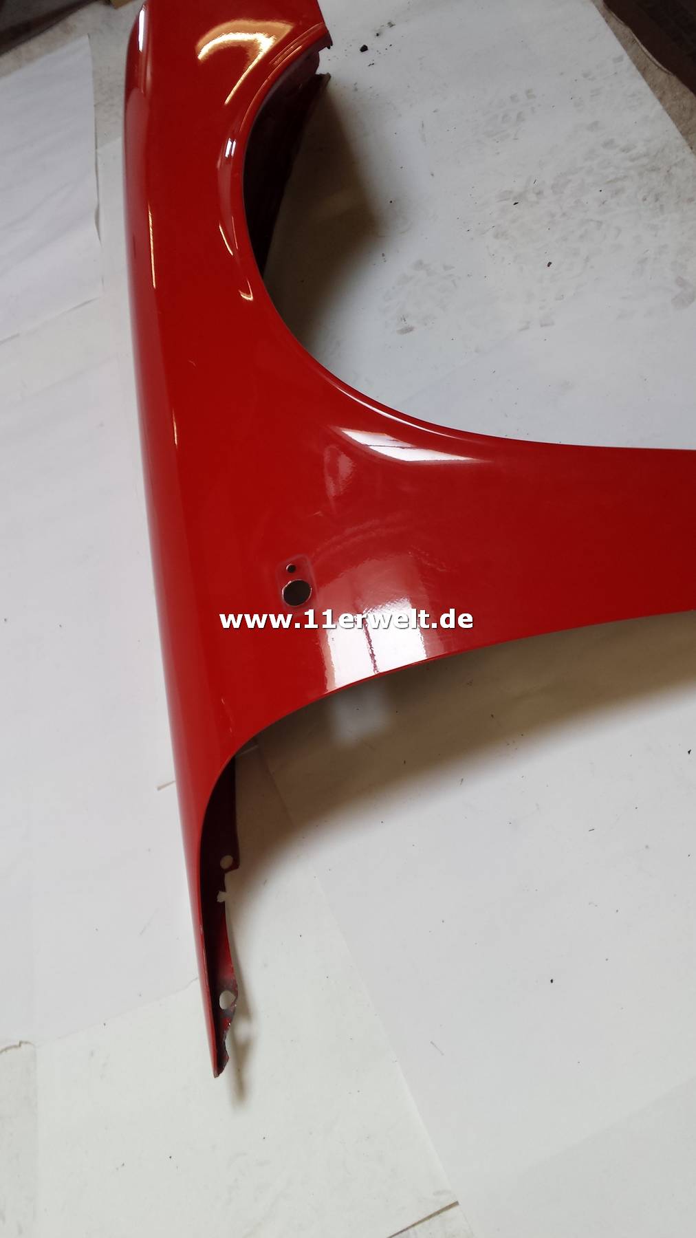 Original Porsche 964 Kotflügel rechts, rot