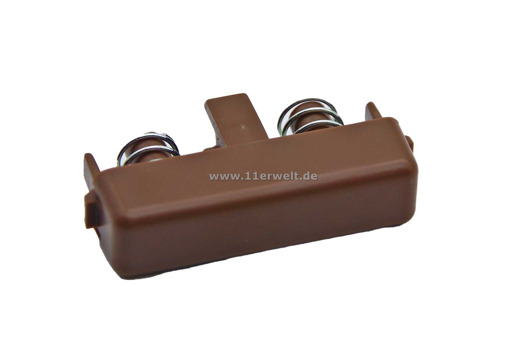 Entriegelungsknopf - Side Push Button Mittelkonsole Mercedes SL R129 in braun inkl. Federn